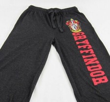 Mens Womens NEW Harry Potter Gryffindor Gray Pajama Lounge Pants M L