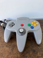 Nintendo 64 N64 OEM Gray Controller With Corded Connection T3