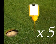 Golf ball,  5 x Nearest The Pin / Longest Drive Markers. Clubs / Societies