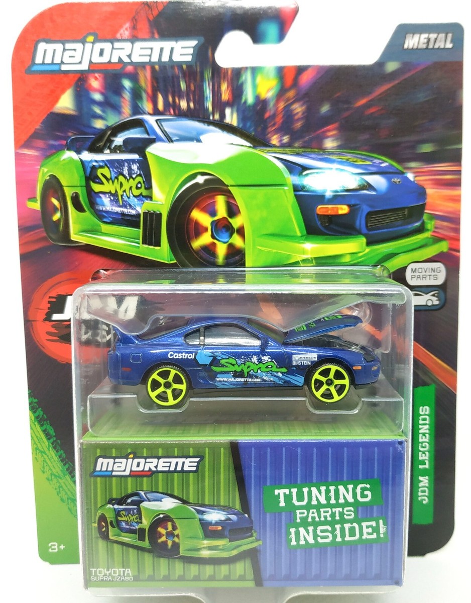 その他 majumaju Majorette JDM Legends Tune Ups Toyota Supra JZA80 Dark Blue 1:60 3