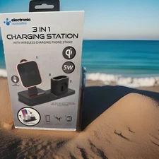 electronic necessities 3 in 1 charging Phone Stand System