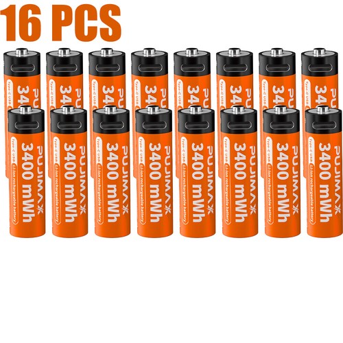 AA AAA Akku 1,5 V Wiederaufladbare Lithium AAA Batterien LCD Ladegerät SET - Bild 28 von 41
