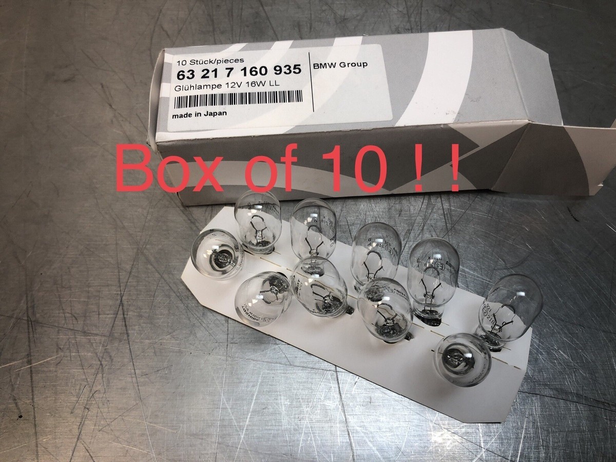 Genuine BMW/ TOSHIBA E2 12v 16w Bulb 63217160935 E87 E90 X3 E70 X5