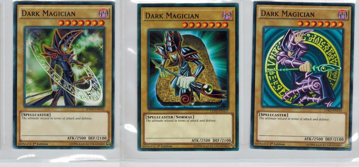 9_DIFERENT ARTWORKS 3 Dark Magician Girl 3 Dark Magician +3
