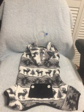 Dog Pet Christmas Reindeer Pajamas Apparel Size Medium No Tag