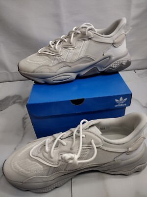 Mens adidas OZWEEGO Cloud White / Crystal White / Grey Two ID9816 Running Shoes