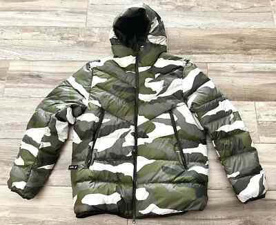 Nike Sportswear Down Fill Windrunner Jacket Olive Size BV4763-222 Mens Size M