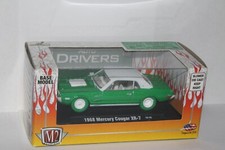 M2 MACHINES 1968 MERCURY COUGAR XR-7, CHASE GREEN TIRES, NEW IN BOX