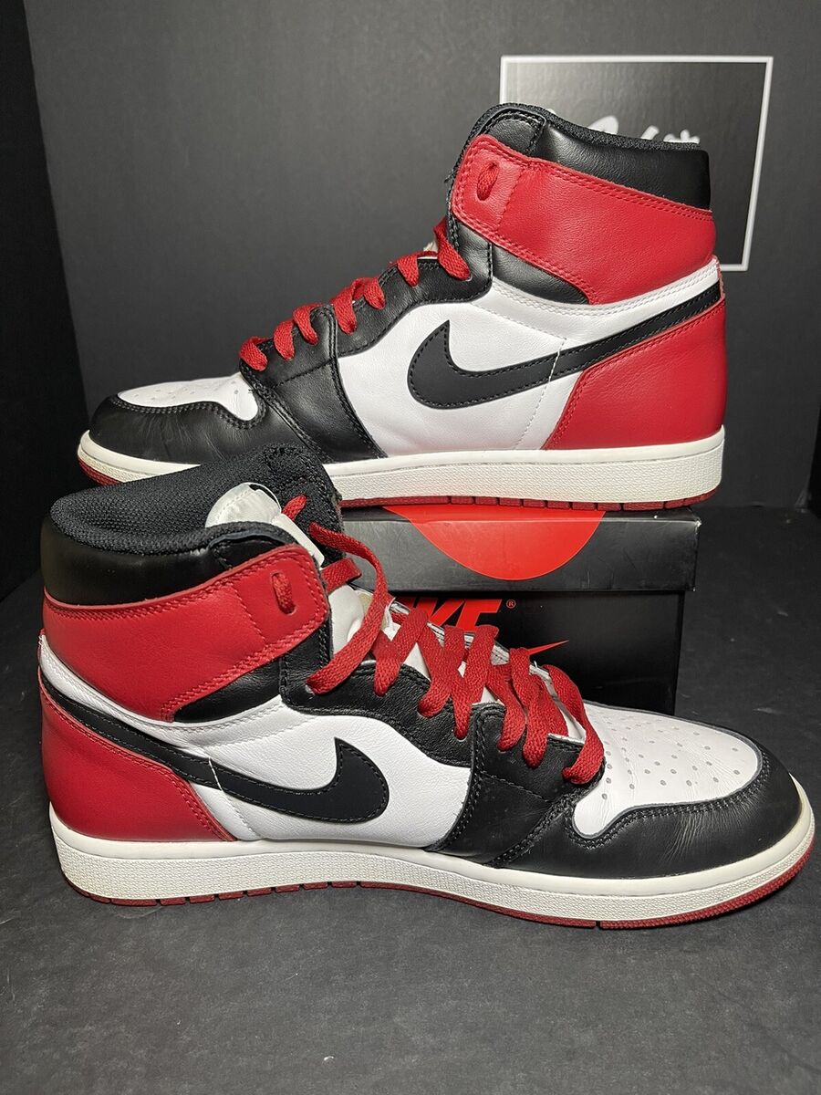 Nike Air Jordan 1 Retro Black Toe (2016) Men's Size 11 Nike Air Jordan 1 Retro Black Toe (2016) Men's Size 11