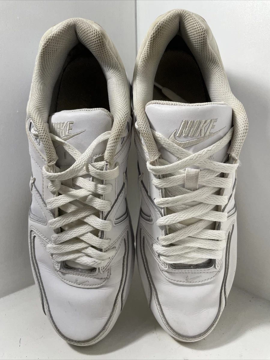 overzee Aan het leren heel Nike Air Max Command Leather Triple White 749760-102 Mens Size 9 | eBay