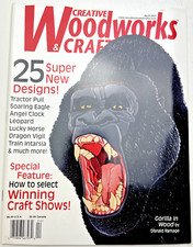 Scroll Saw Patterns Included Creative Woodworks  Crafts Issue 123- 2007- NEW