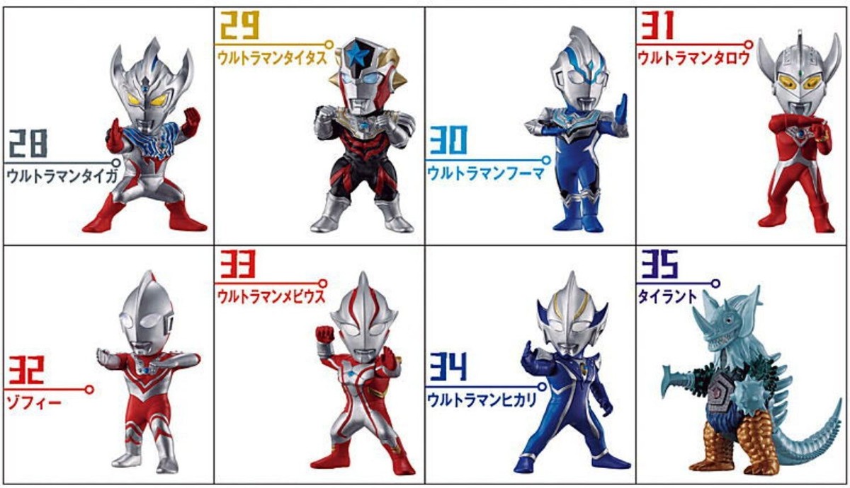 CONVERGE MOTION Ultraman Part.5 BANDAI Collection Toy 8 Types Full