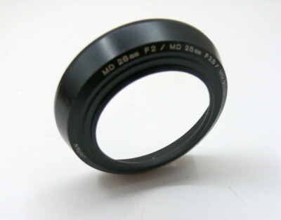 MINOLTA MD 28mm f/2 レンズ Minolta MD 28mm F:2 / MD 28mm F2.8 /MD 28mm F:3.5 lens shade