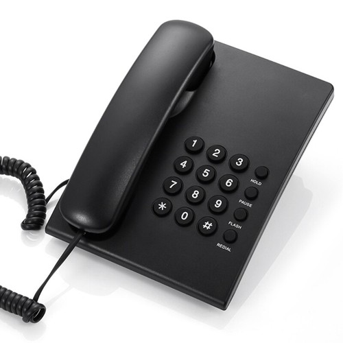WS1107 Office Telephone Desk Landline Phone Last Number Redial with Pause/Hold