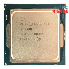 Intel Core i3-6300T CPU 3.3GHz Dual Core 4MB LGA-1151 SR2HD Desktop Processor