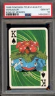 Pokemon Venusaur King of Spades Televi-Kun Playing Cards PSA 10 Gem Mint