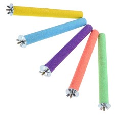 10 Pcs Parrot Cage Accessories for Cages Bird Perch Grinding Stick