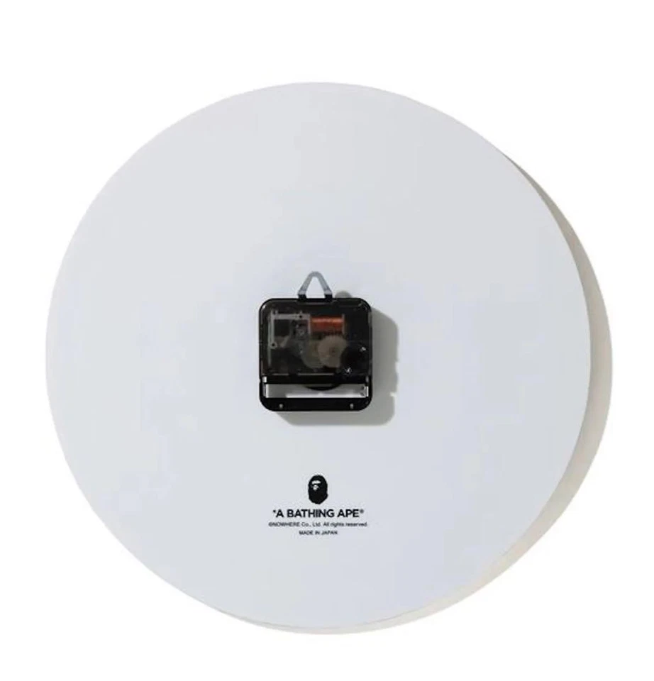 BAPE Reloj de Pared Un Mono de Baño Cabeza de Mono Diseño Raro Decoración Col... - Imagen 2 de 4