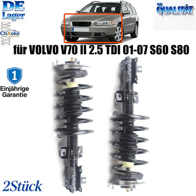 für VOLVO V70 II 2.5 TDI 2001-2007 S60 S80 Vorne paar Stoßdämpfer Komplett 