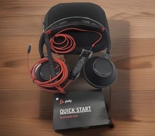 NEW Plantronics Poly Blackwire C5220 Stereo USB Wired Headset With Microphone.