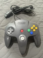 Charcoal Black Nintendo 64 Controller (Poor Condition. As-Is)