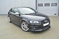 Maxton Design Frontlippe V.2 Passend FüR Audi S3 8P Fl Schwarz Hochglanz
