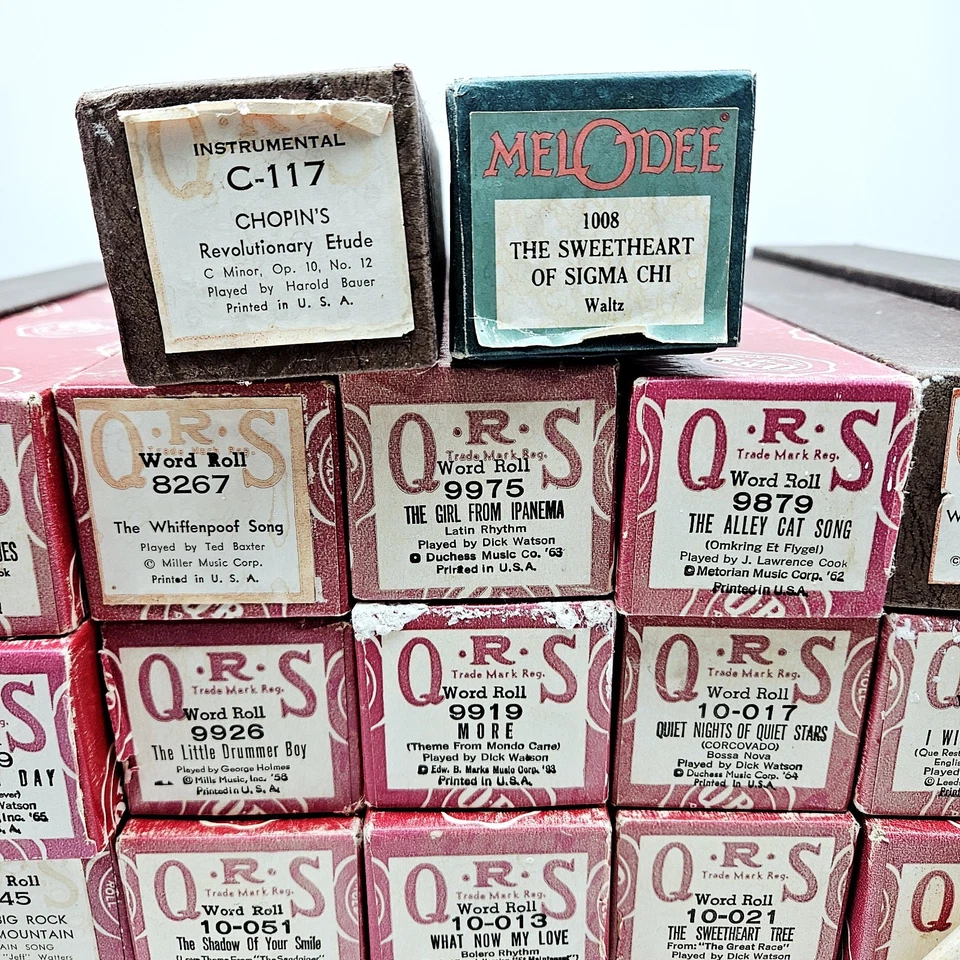 QRS Piano Word Roll Lote de 30 Queen Bohemian Rhapsody +++ Foto 4 de 4