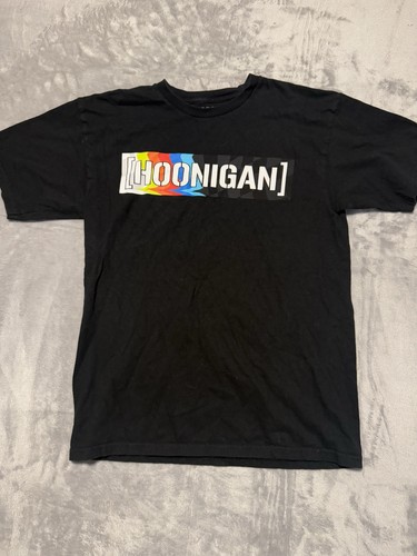 T-shirt Hoonigan HRD20 Censor Bar maglietta nera taglia media