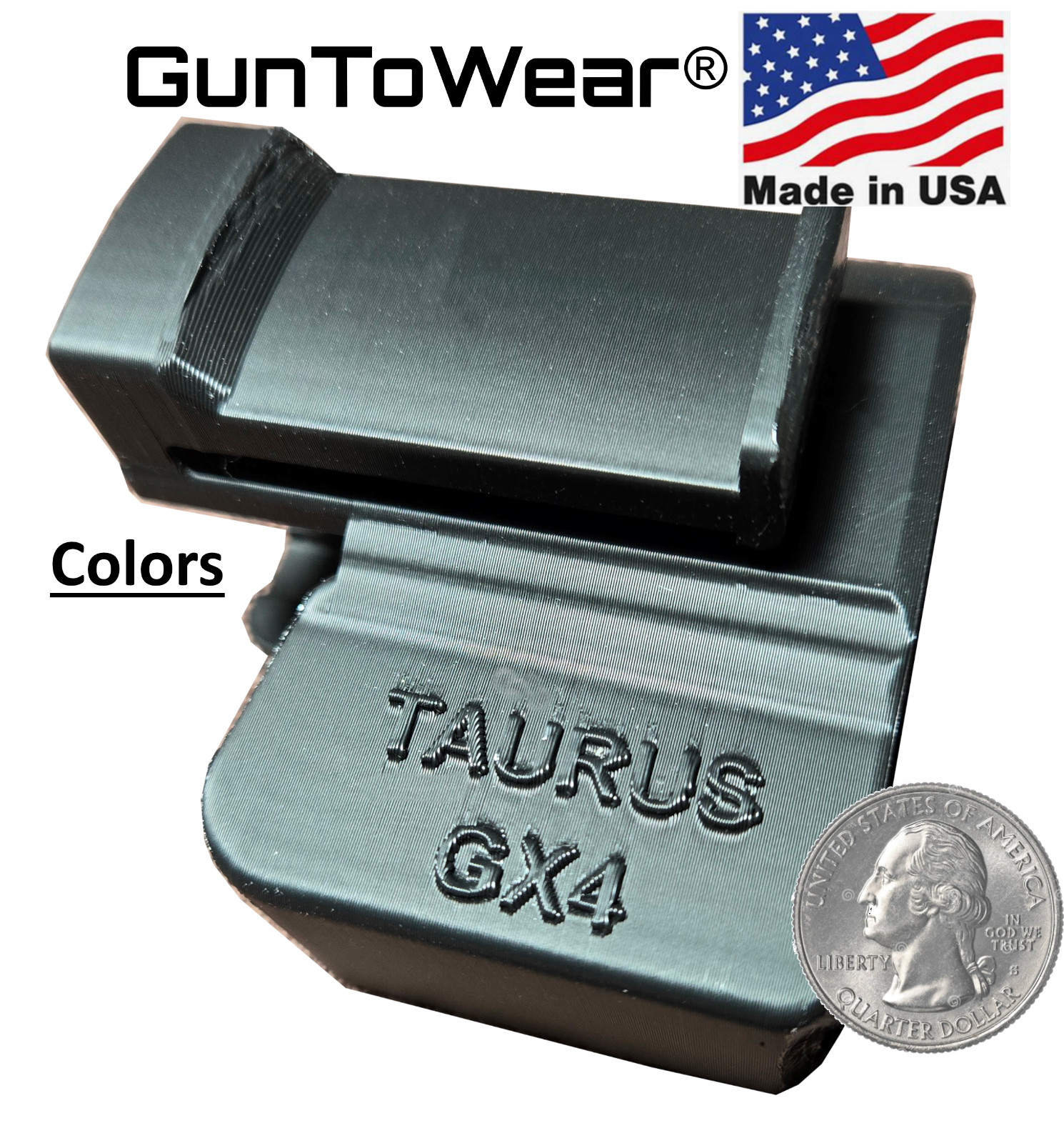 TAURUS GX4 Holster In Waistband IWB Made in USA 7 Colors 3D Printed