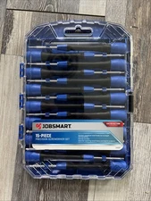 JOBSMART 15-Piece Precision Screwdriver Set - Chrome Vanadium Steel - New
