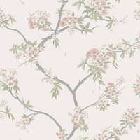 Holden 14213 Tapete Floral Pink Creme, Waschbar, Papier