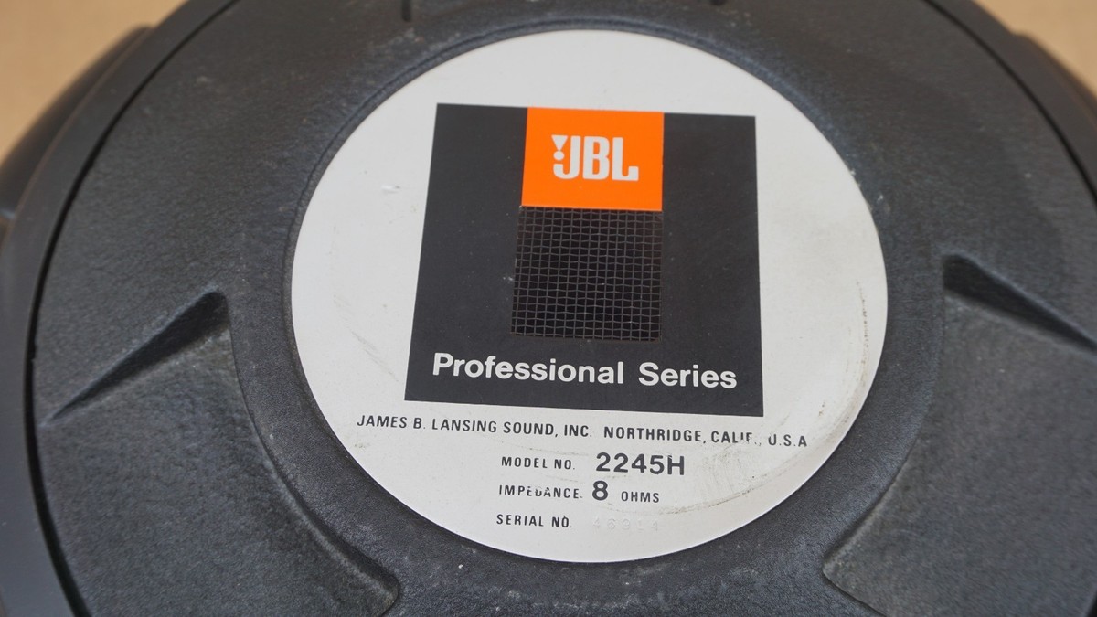 1 ) JBL 2245H modified to 2240H 18 inches Low Frequency 8 Ohm