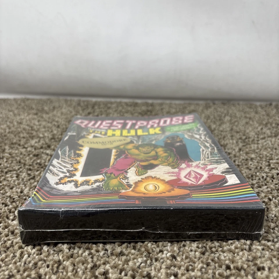 SEALED 1st HULK Game Adventure International MARVEL QuestProbe Commodore 64 128 - Image 3 of 4