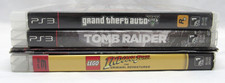 PS3 Games Lot of 5 Last Of Us GTA 5 Batman Arkham Origins Lego Indiana Tested