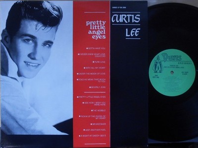 Curtis Lee ORIG US LP Pretty little angel eyes EX '86 Dunes DLP2000 Teen Idol 