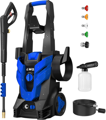 #ad Pressure Washer Power Washer with 4 Quick Connect Nozzles 1 Foam Cannon High P $362.56