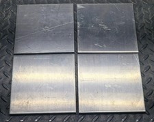 4pc 5052 Aluminum Plate 1/4" 0.25" x 6" x 6" - Flat Sheet Stock - Remnant/Drops