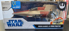 Star Wars Legacy Collection 3.75'' GREEN LEADER'S A-WING FIGHTER Walmart Exc New