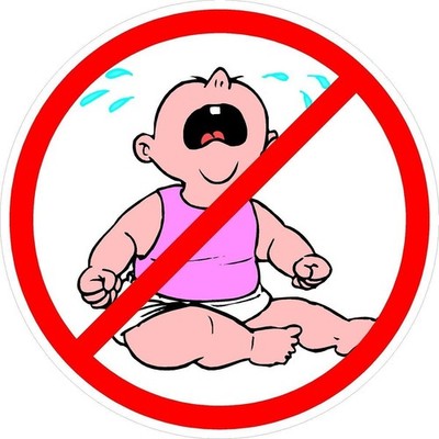 No cry babies sticker weatherproof bumper vinyl decal