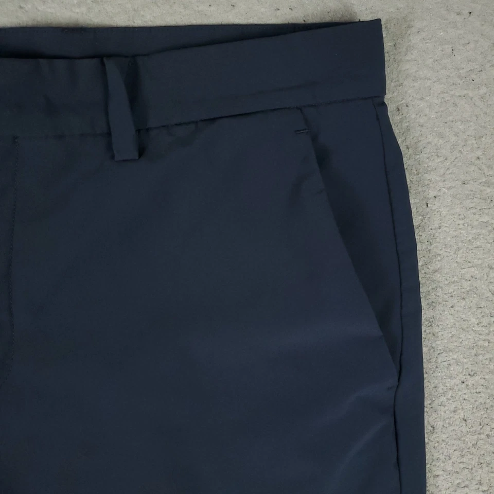 Pantalones Cortos J. Lindeberg Para Hombre Talla 33 Azul Golf Frente Plano Informal Chino * Foto 3 de 4