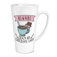 Beware VerrüCkte HeißE Schokolade Damen 483Ml Groß Latte Becher Tasse Mutter Tag