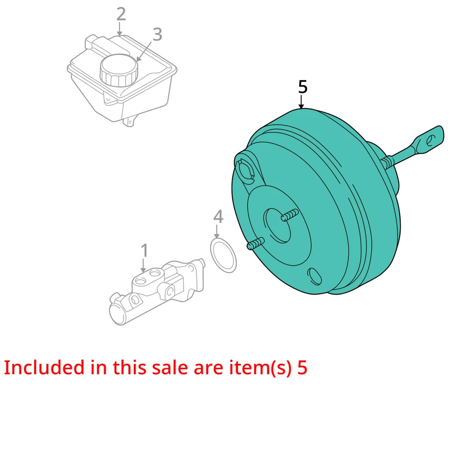 2005-2007 Ford Freestyle Power Brake Booster Oem YEJNM - Image 2 of 3