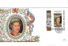 1996 BRITISH VIRGIN ISLES - QUEEN'S 70th -BENHAM SILK M/S FDC FROM COLLECTION C9