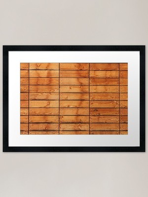 Holz Nieten Muster Textur gerahmt gerahmt Wandbild Poster Leinwanddruck Bild