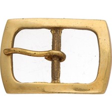 Brass New Hippie Minimalist Hippy Retro MCM Boho NOS 1970s Vintage Belt Buckle