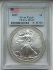 2009 Silver Eagle First Strike - PCGS MS69