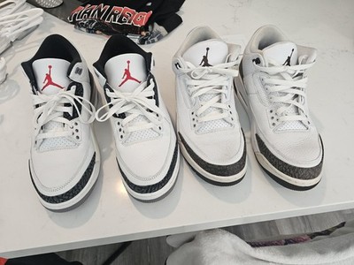 Retro 3 Jordan's Mens Size 11 Both Pair Mocha Nike Sneakers