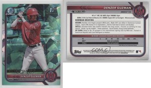 2022 Bowman Sapphire Edition Chrome Prospects Aqua /55 Denzer Guzman #BCP-138