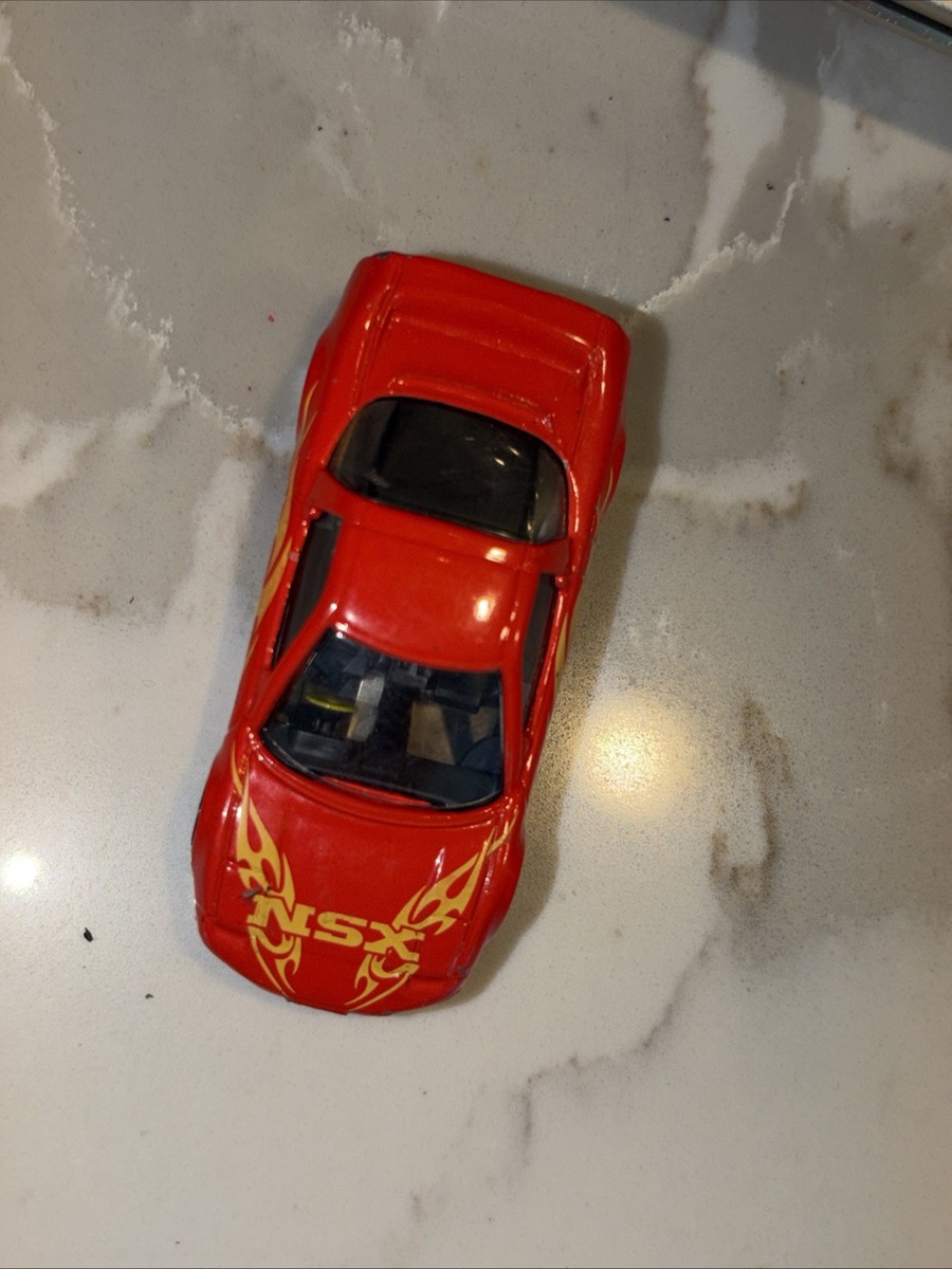 Tomica TOMY No. 78 1991 Honda NSX Red & Yellow 1:59 Scale Diecast