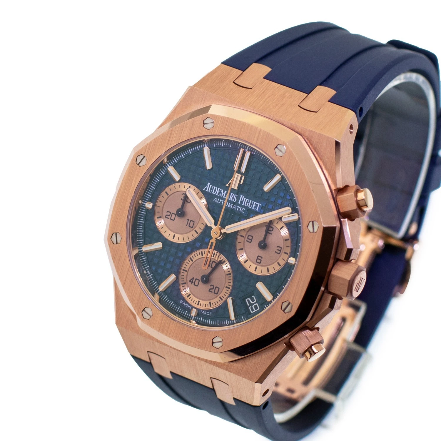 Audemars Piguet — Audemars Piguet Royal Oak Rose Gold Blue Index 26240OR.OO.D315CR.02